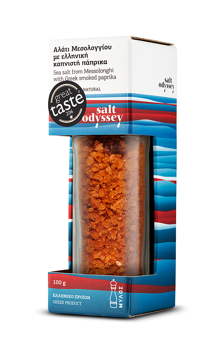 Μύλος με αλάτι & καπνιστή πάπρικα 110gr